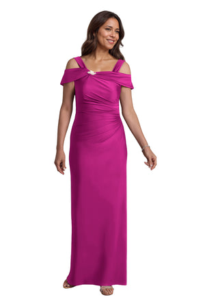 Trumpet/Mermaid Cold Shoulder Square Satin Mother of the Bride Dress