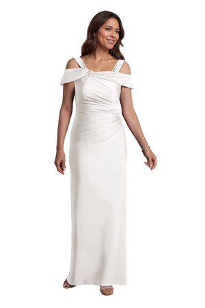 Trumpet/Mermaid Cold Shoulder Square Satin Mother of the Bride Dress
